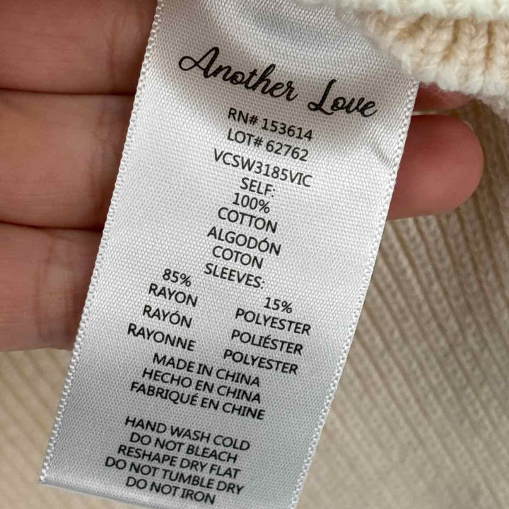 Size XS Cream Shirt