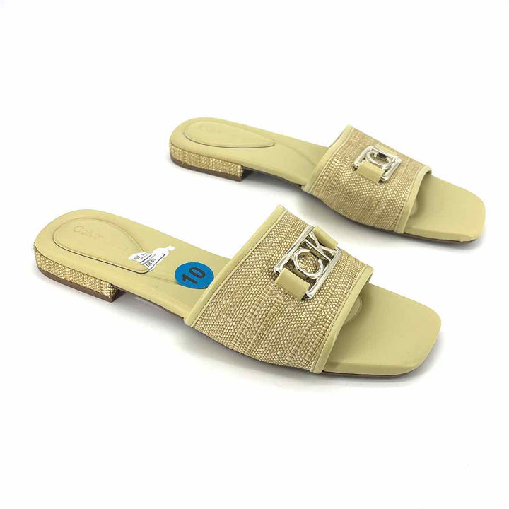 Shoe Size 10 Calvin Klein Lime Green Sandals