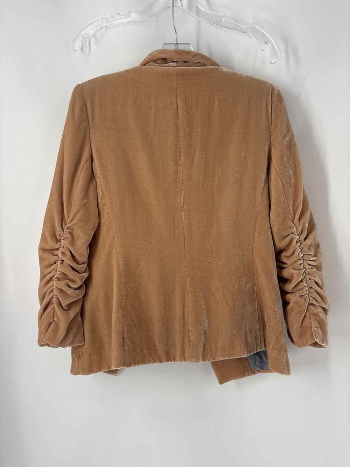 Size S Brown Velour Blazer
