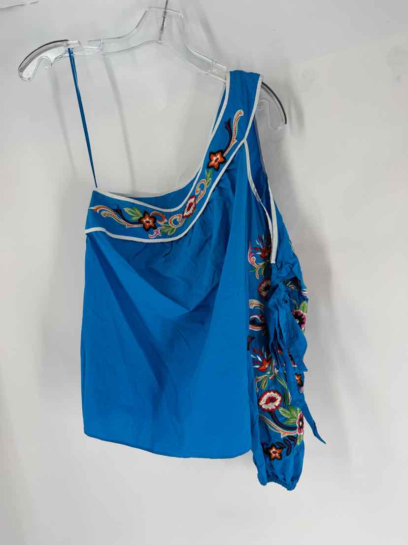 Size XS PARKER Blue Shirt