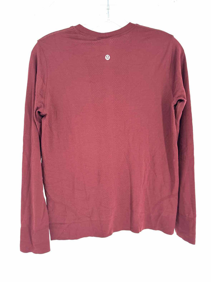 Size 6 Lululemon Burgundy Shirt