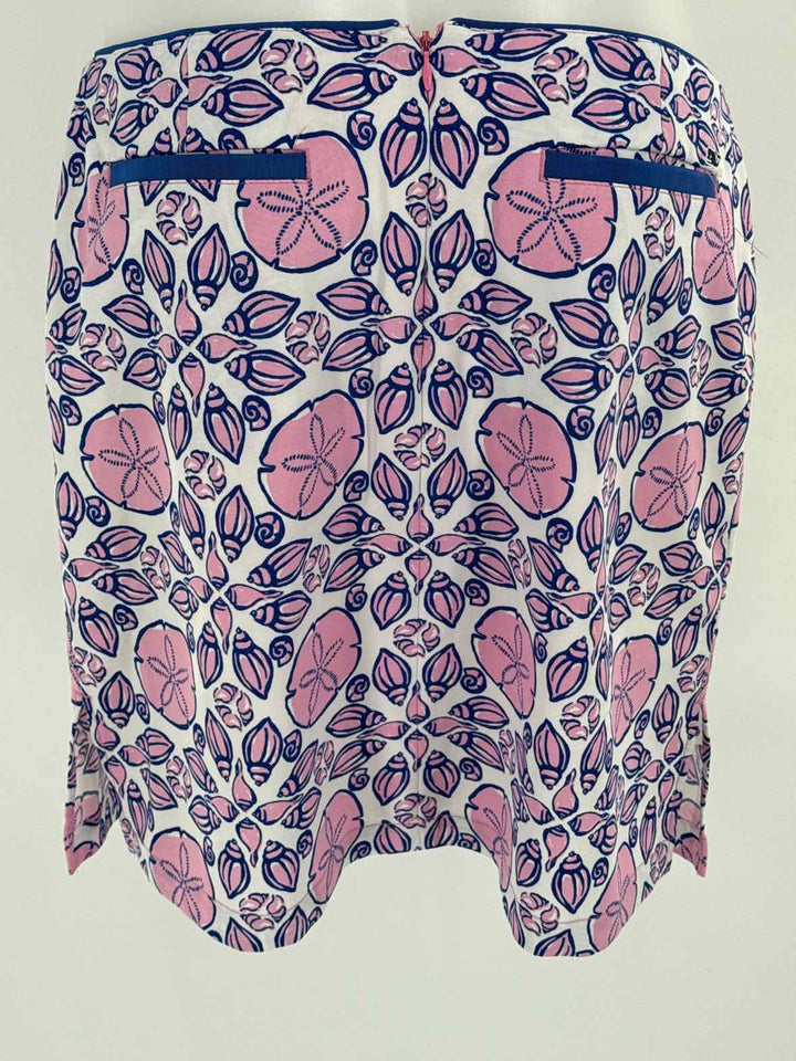 Size 8 Vineyard Vines PINK PRINT Skirt