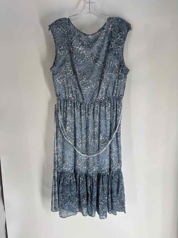 Size 14 TOMMY HILFIGER Blue Print Dress