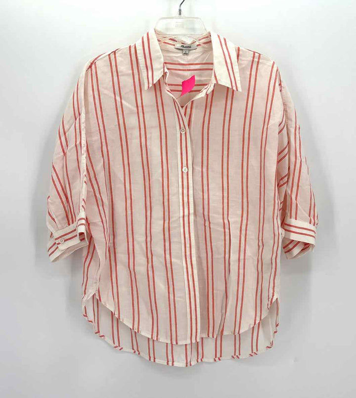 Size M MADEWELL White Linen Shirt