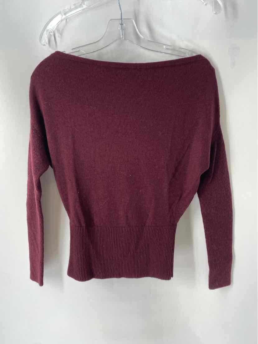 Size XS Ramy Brook Burgundy Sweater