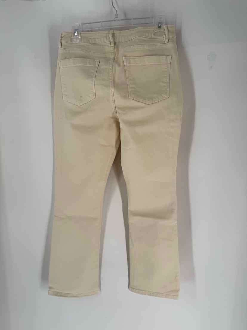 Size 29 ANN MASHBURN Cream Pants