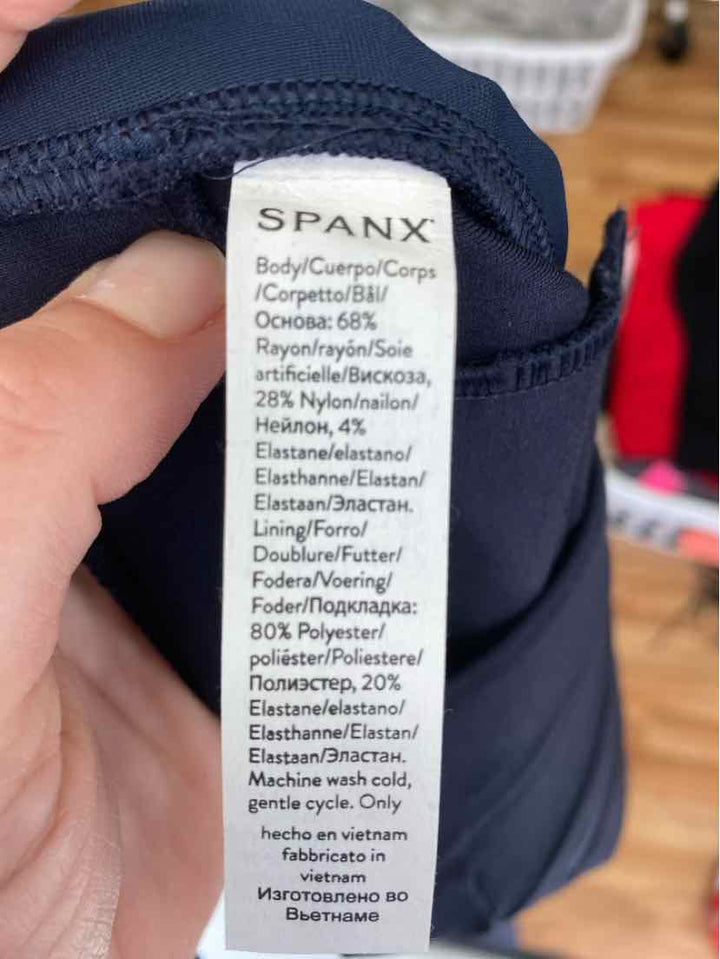 Size L SPANX Navy Pants