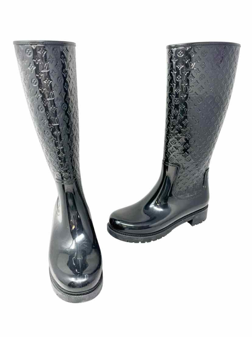 Shoe Size 40 Louis Vuitton Black Luxury - Boots