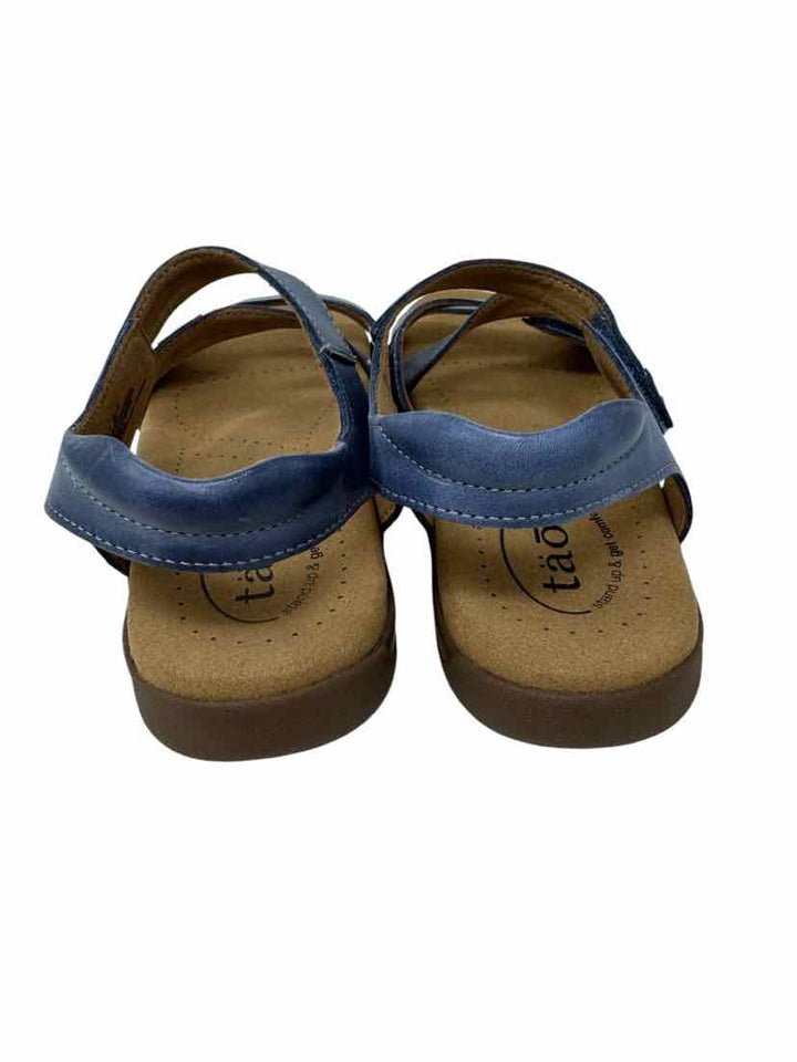 Shoe Size 7 TAOS Blue Leather Sandals