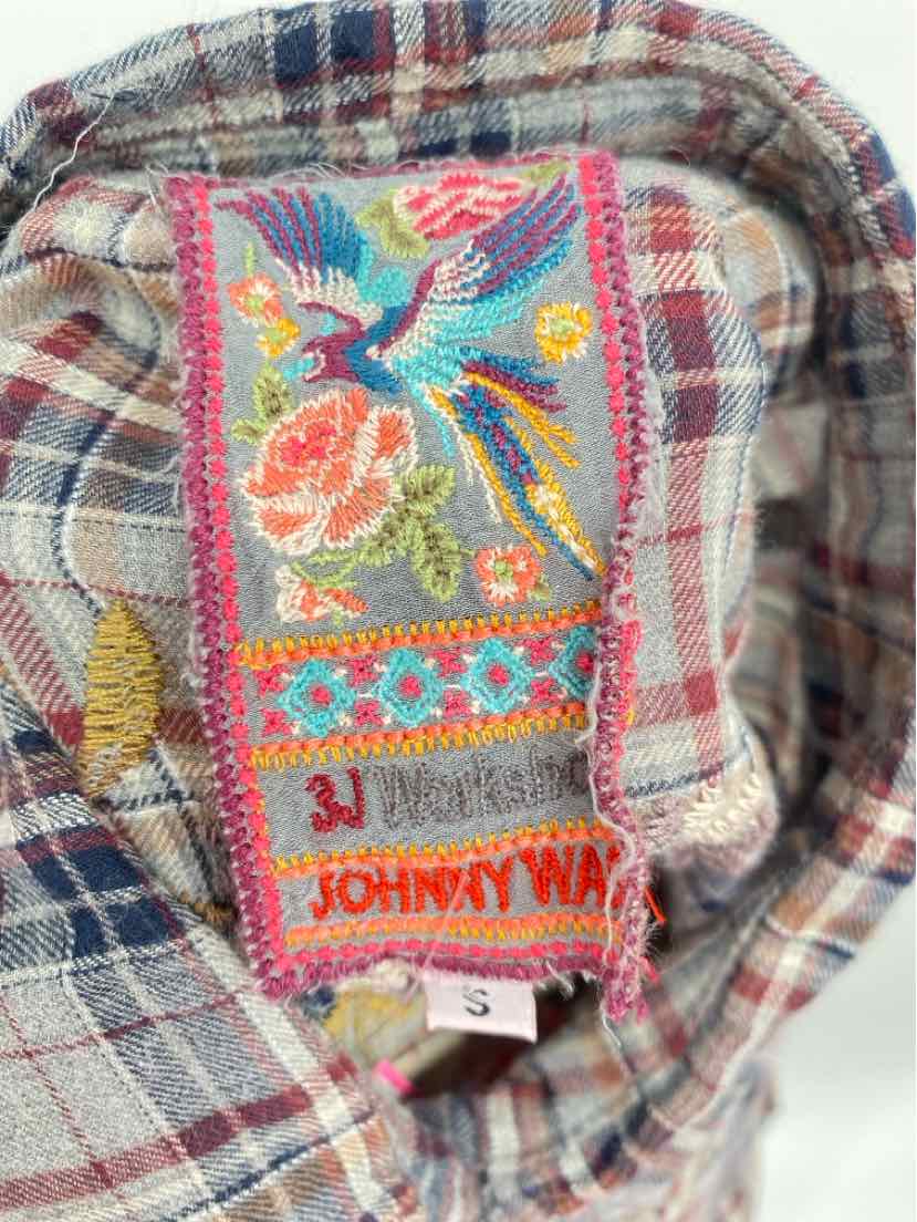 Size S Johnny Was gray print Dress