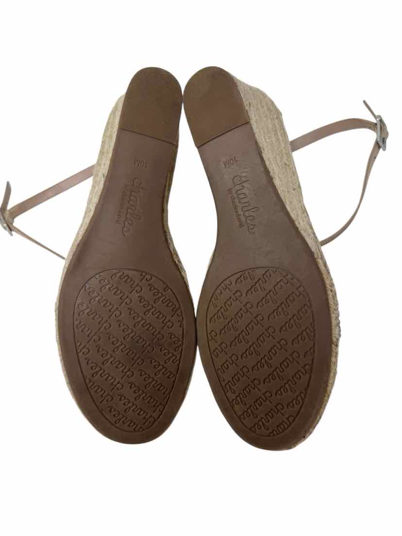 Shoe Size 10 CHARLES DAVID Tan Sandals