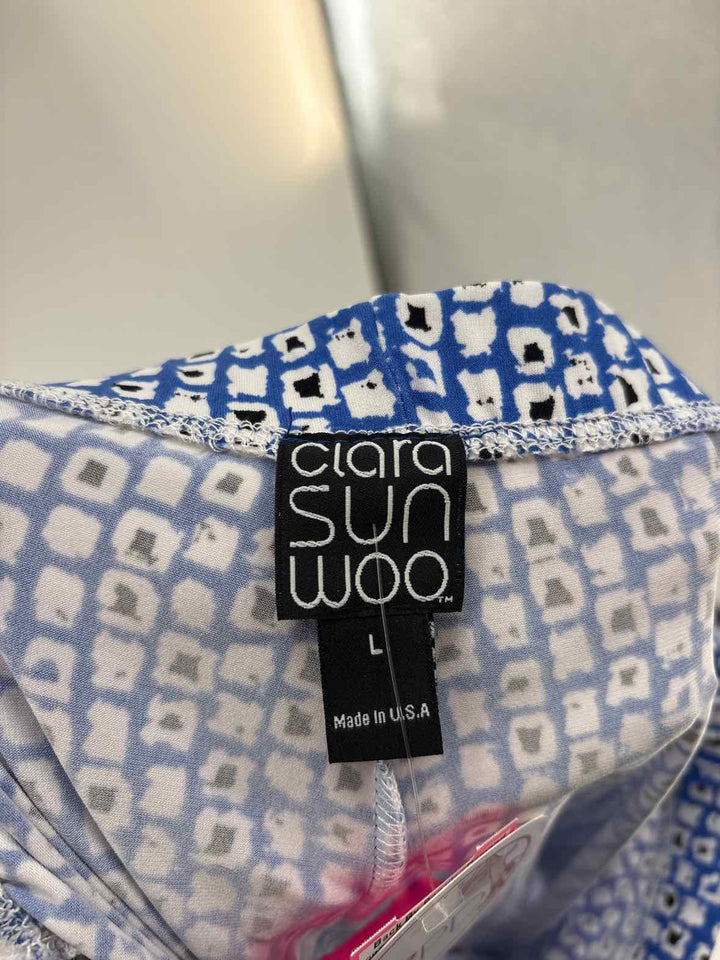 Size L CLARA SUN WOO Blue Print Pants