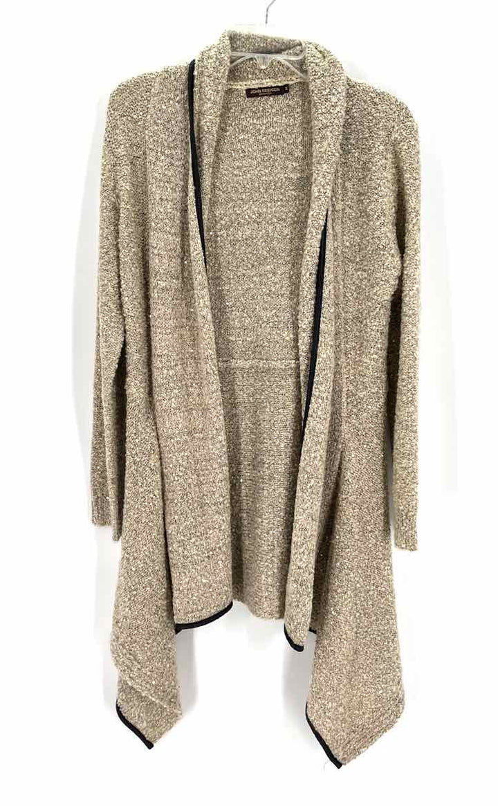 Size M Tan Sequined Sweater