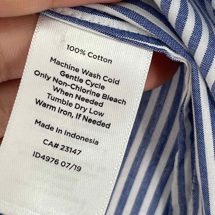 Size L Talbots Blue Shirt