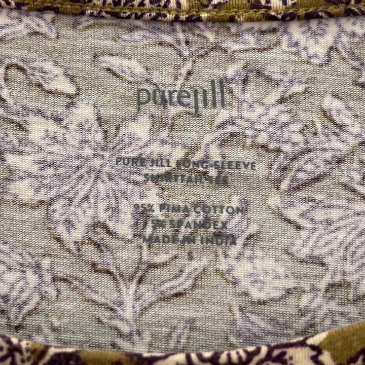 Size S J JILL Olive Knit Cardigan