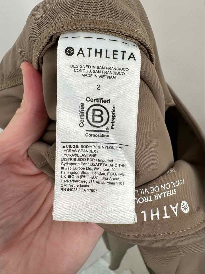 Size 2 Athleta Tan Pants