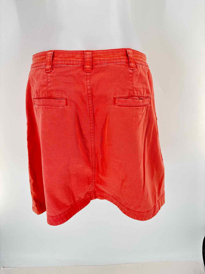 Size 4 Pilcro & the Letterpress Orange Skirt