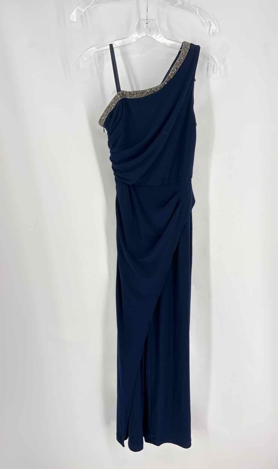 Size 2 Adrianna Papell Navy Dress
