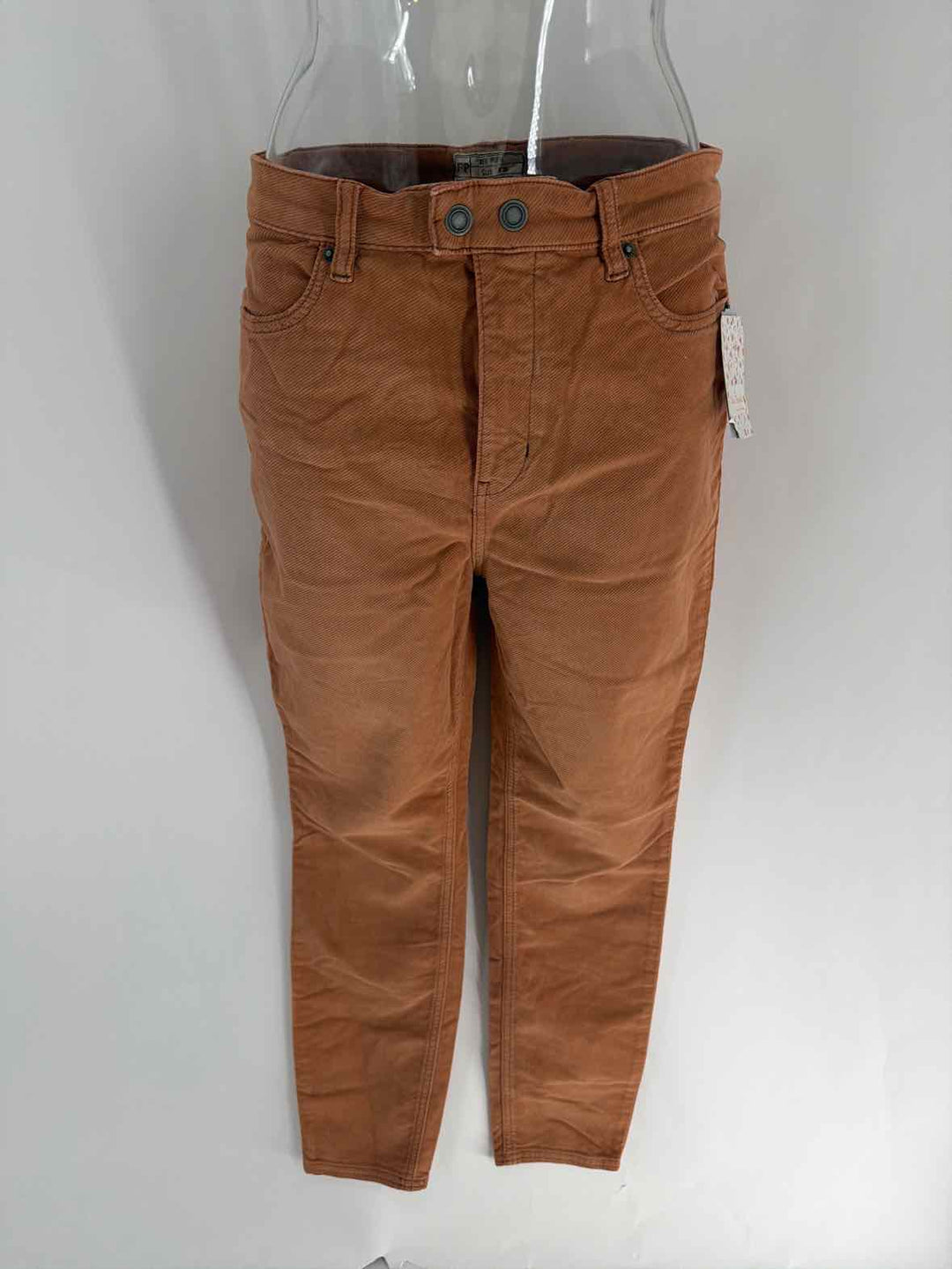 Size 30 FREE PEOPLE Tan Velour Pants