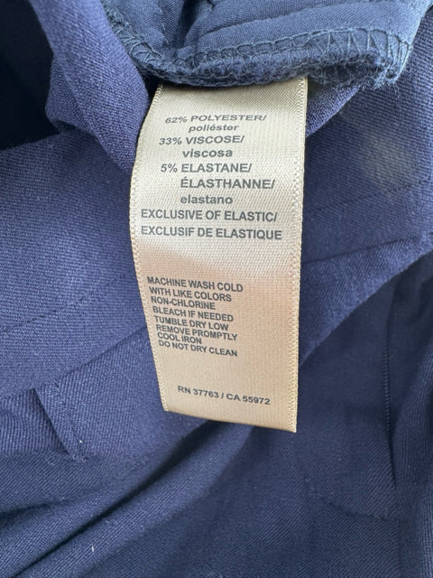 Size 10 RAFELLA Navy Pants
