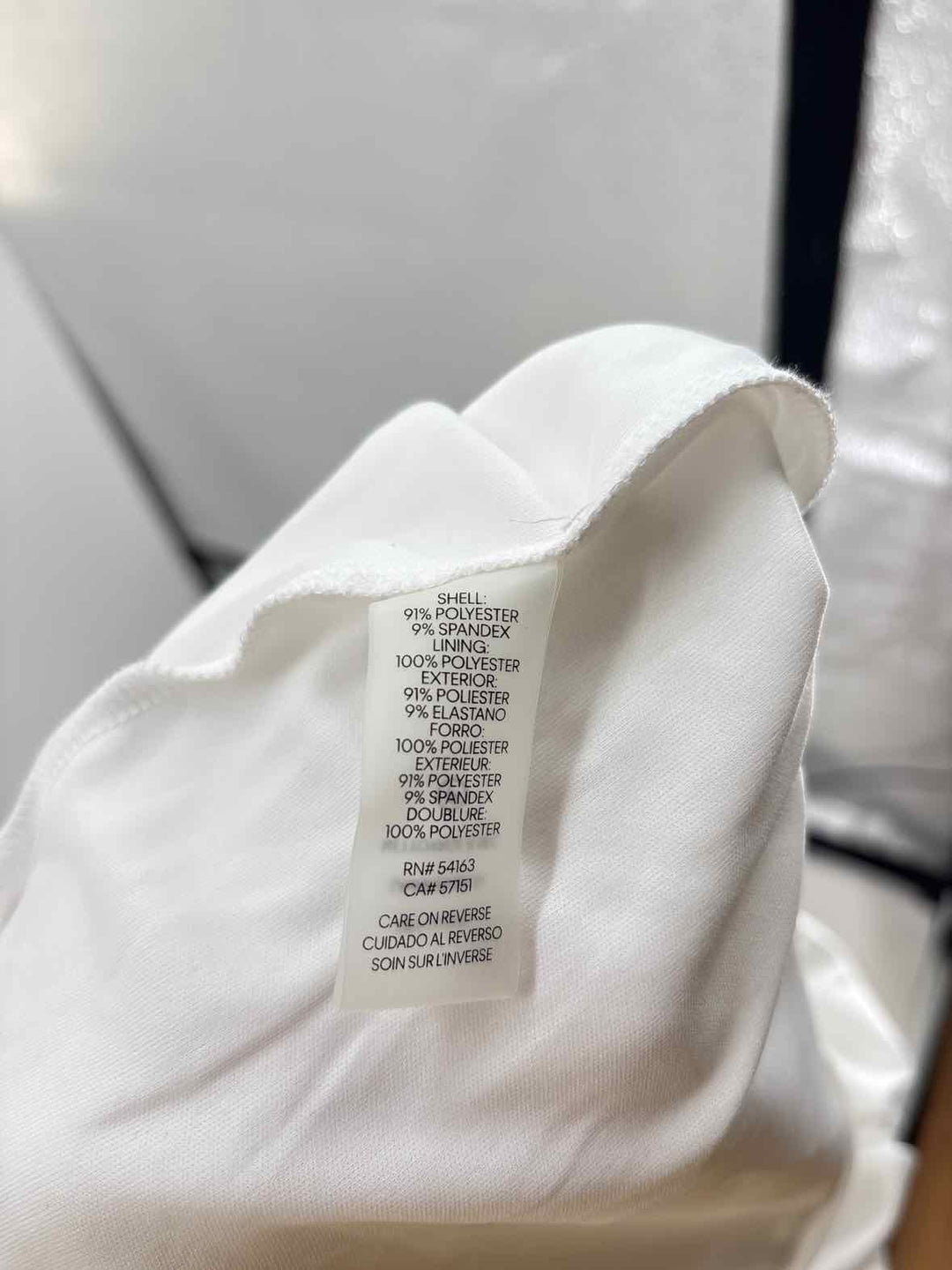 Size 12 Calvin Klein White Dress