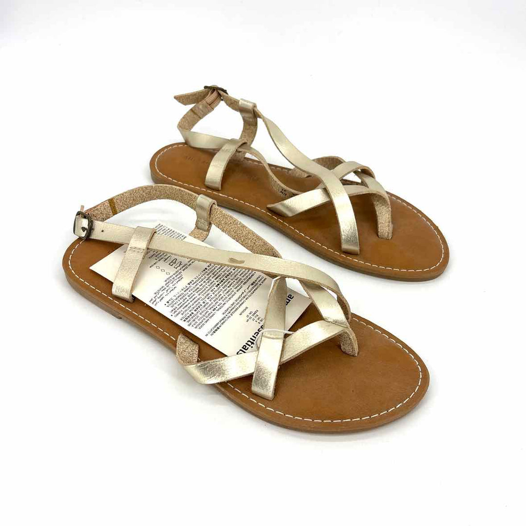 Shoe Size 6 Gold Sandals