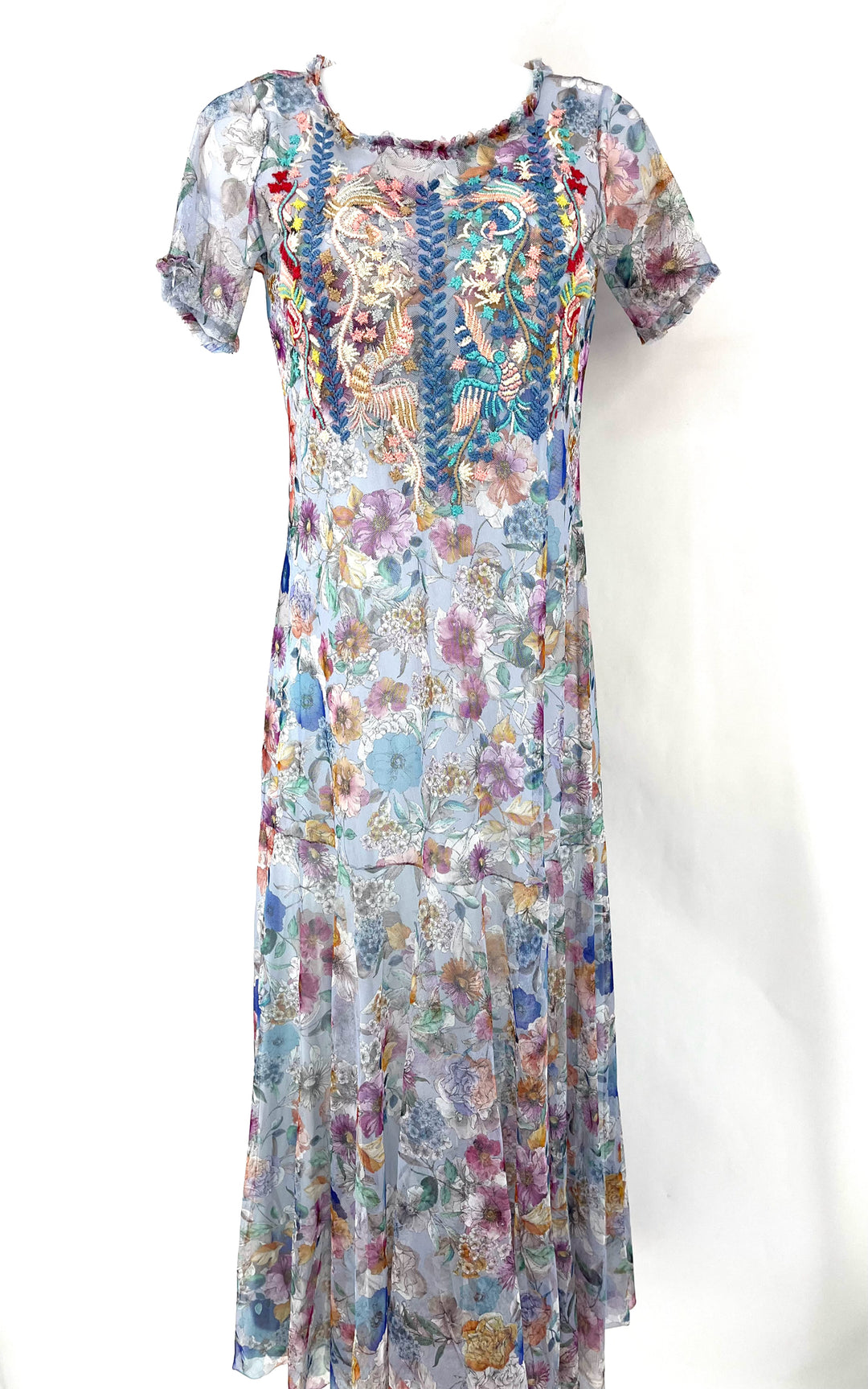 Size XS Johnny Was Blue Dress