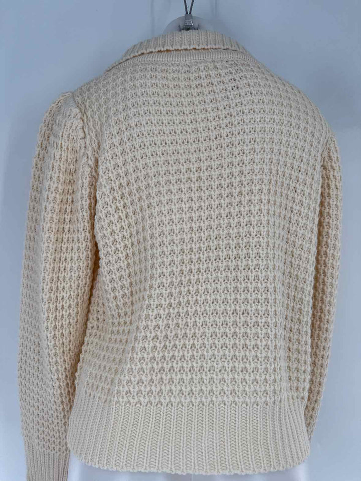 Size L BLU PEPPER Cream Sweater