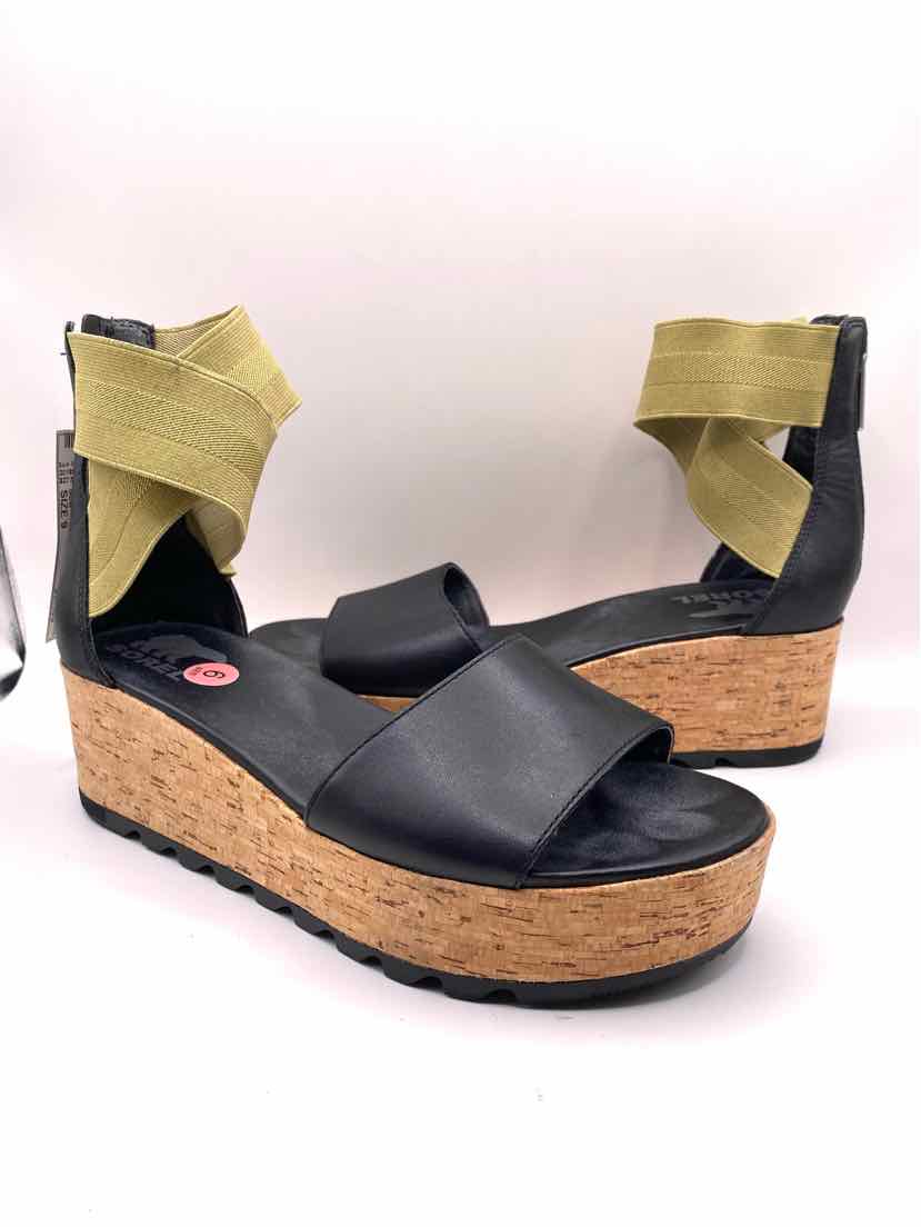 Shoe Size 9 Sorel Black Sandals