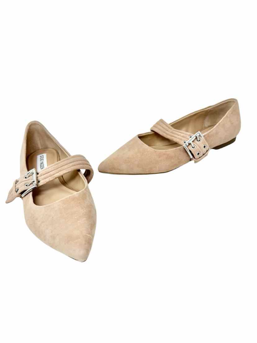 Shoe Size 9 Steve Madden Tan Suede Flats