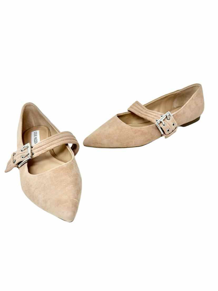 Shoe Size 9 Steve Madden Tan Suede Flats