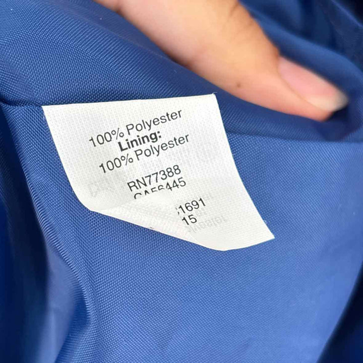 Size 8 J Crew Navy Print Dress