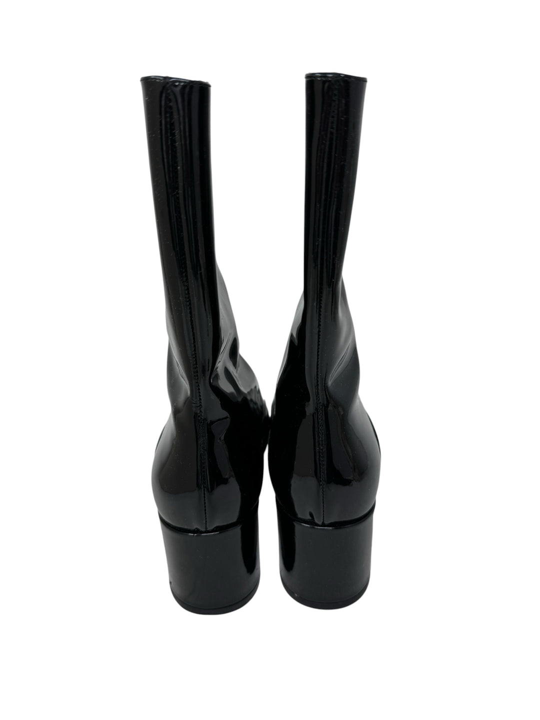 Shoe Size 38 M.GEMI Black PATENT Boots