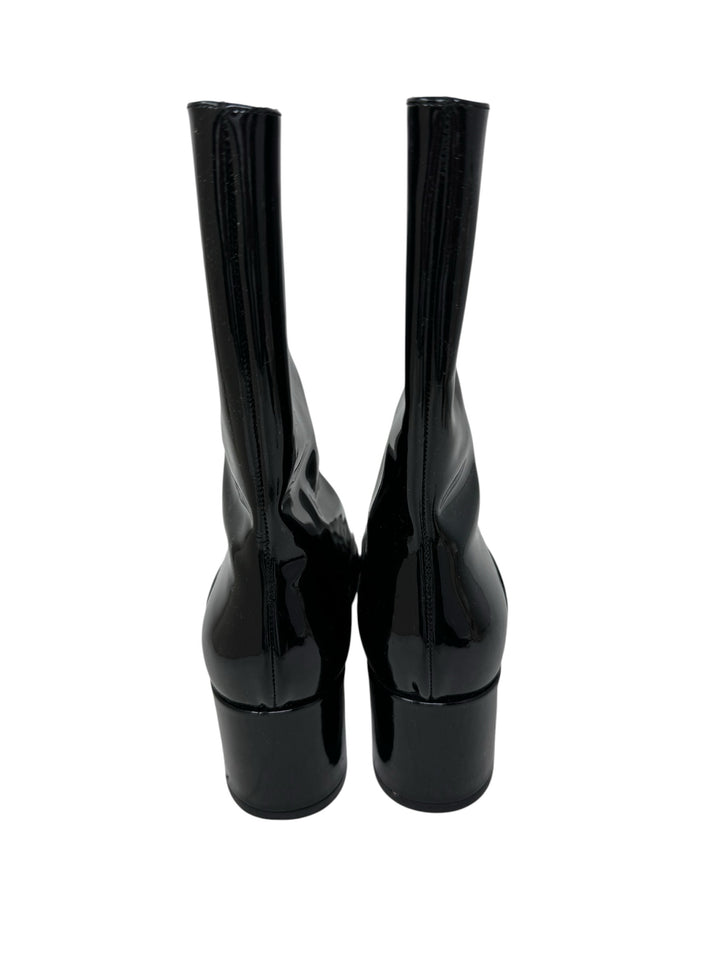 Shoe Size 38 M.GEMI Black PATENT Boots