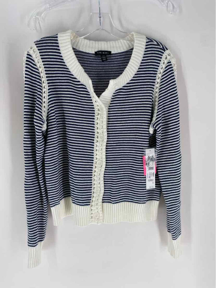 Size M TRIBAL Navy Print Sweater