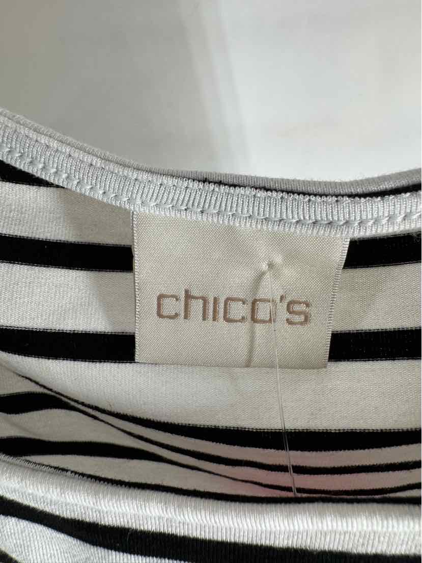 Size M Chico's Black Cotton Shirt