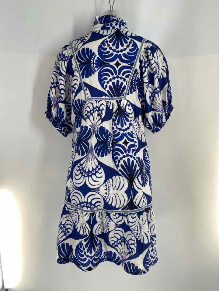 Size M Umgee Blue Print Dress