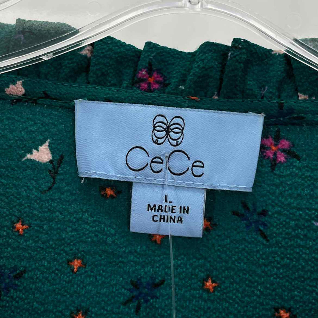 Size L CECE Green Shirt