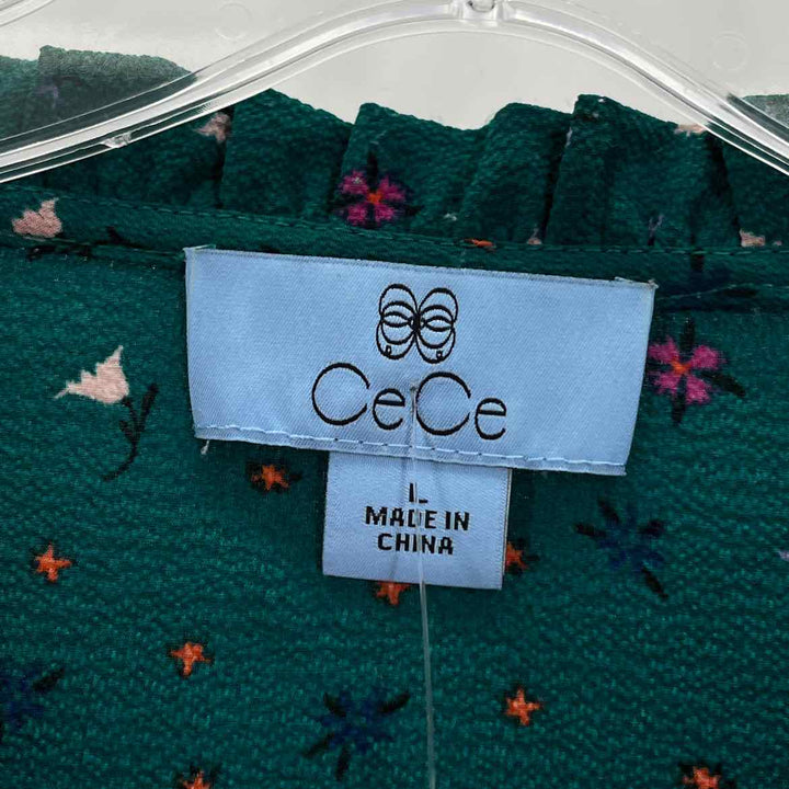 Size L CECE Green Shirt