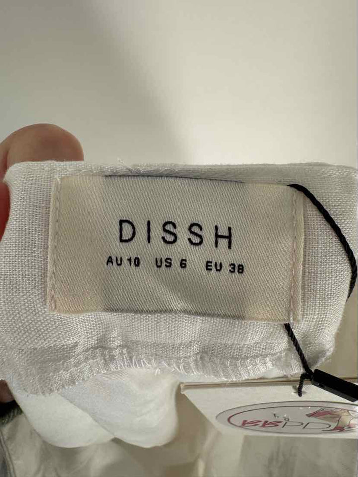 Size 10 White Linen Pants
