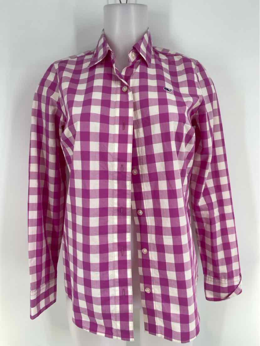 Size 0 Vineyard Vines Purple Shirt