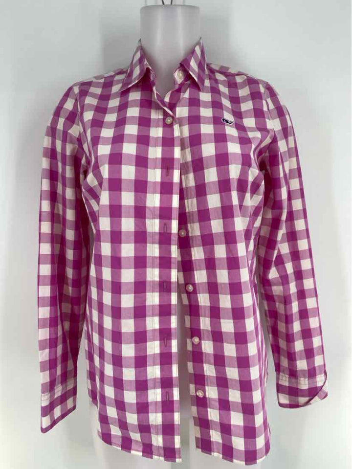 Size 0 Vineyard Vines Purple Shirt