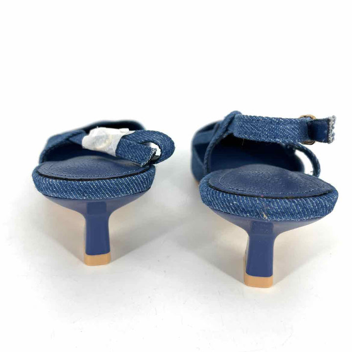 Shoe Size 7.5 Blue Denim Pumps