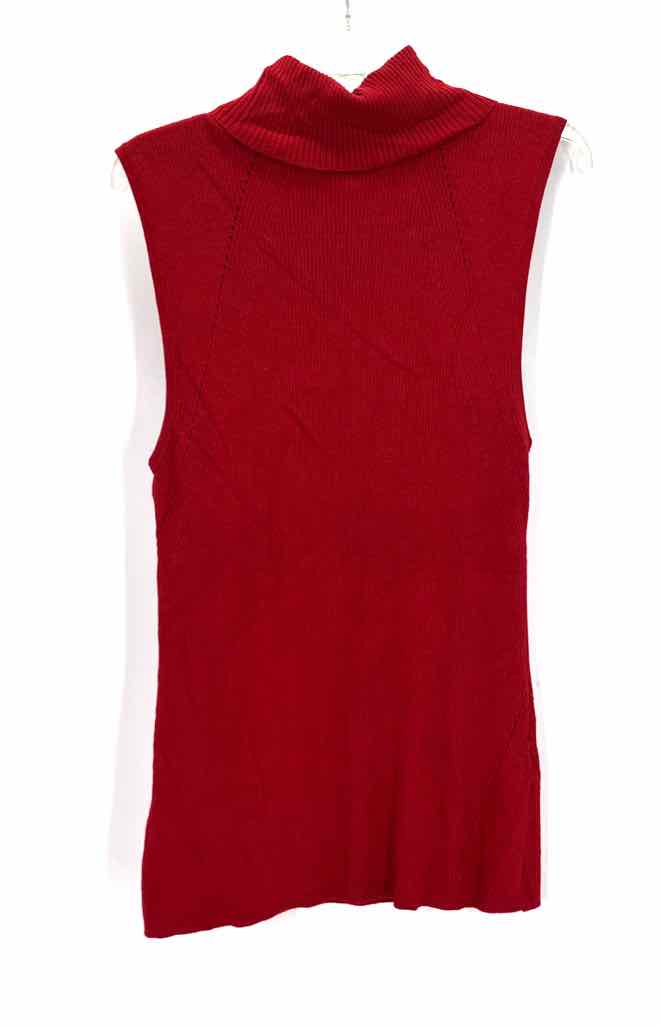 Size L White House Black Market Red Shirt