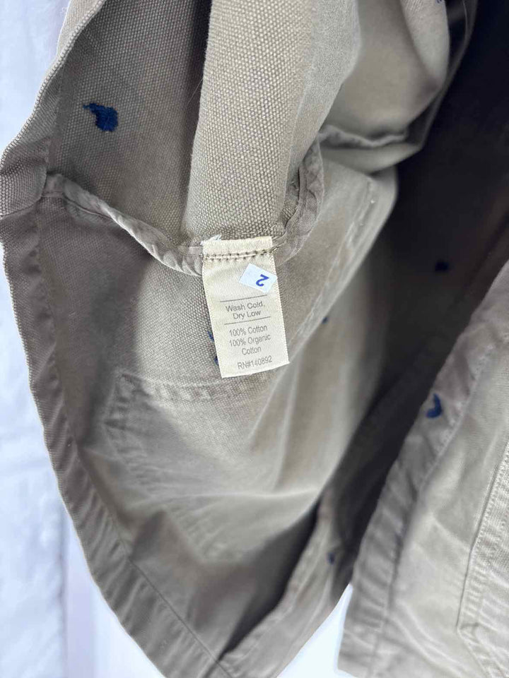 Size S MARINE LAYER Olive Jacket