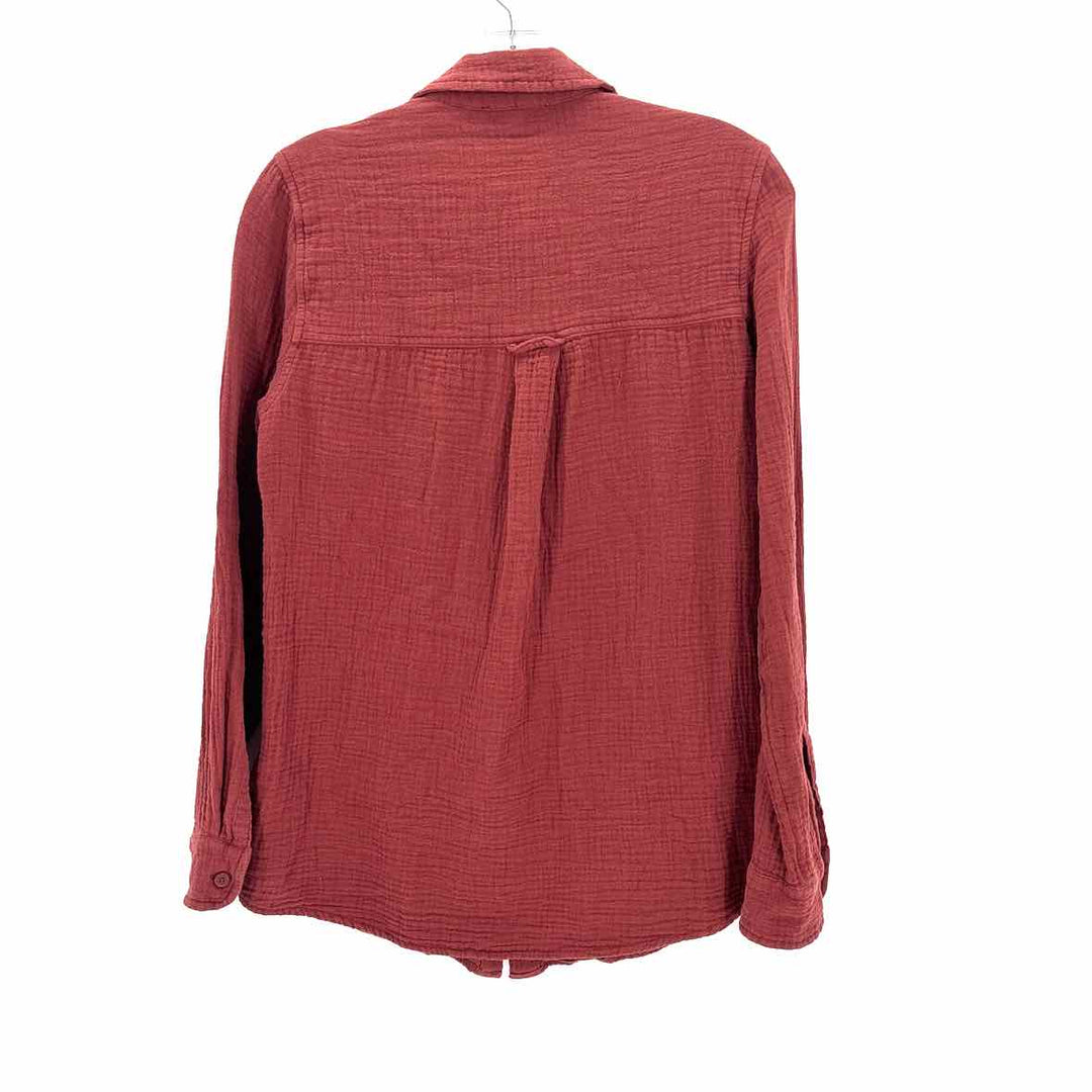 Size S BEACH LUNCH LOUNGE Brown Shirt