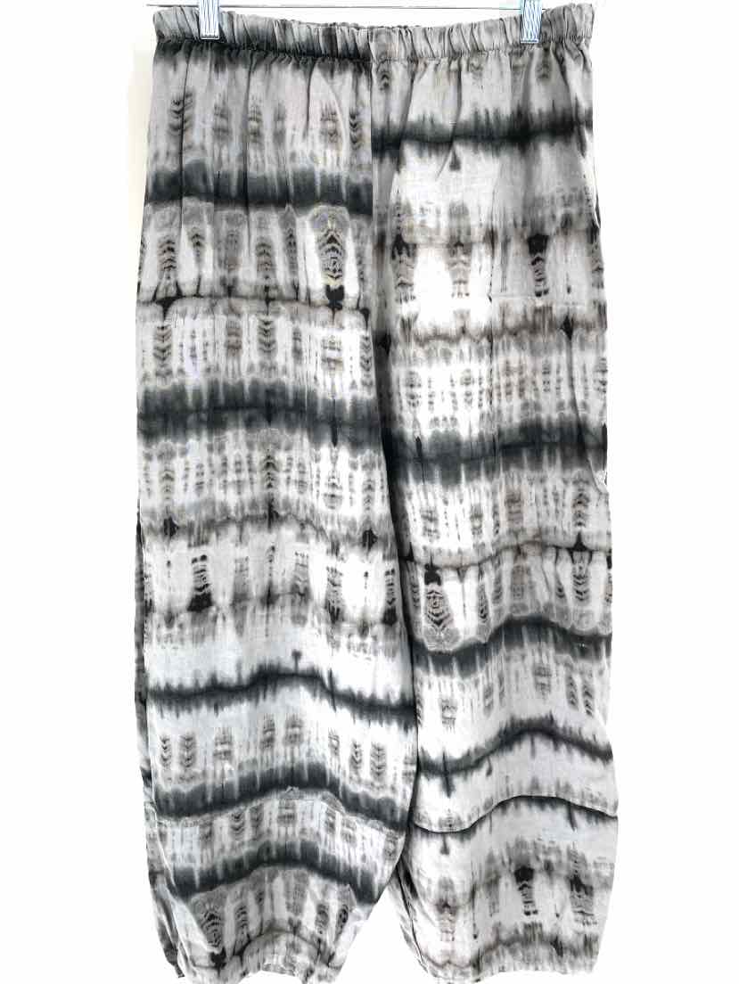 Size XL BRYAN WALKER Gray Linen Capri