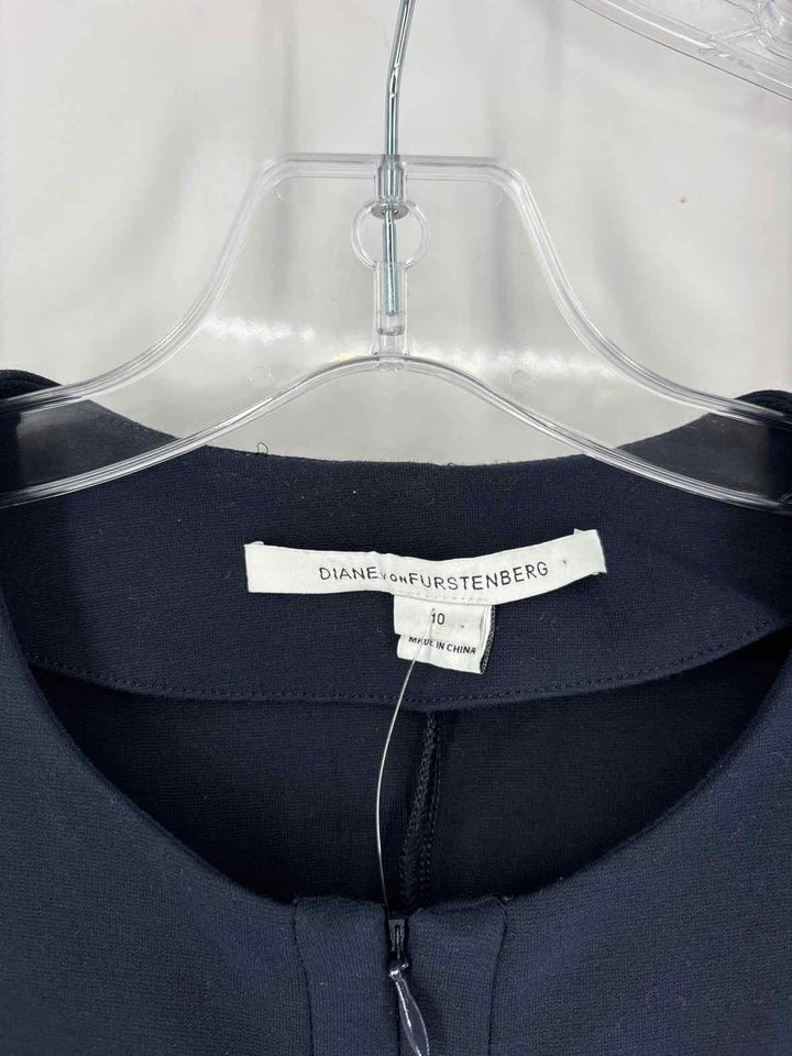 Size 10 DIANE VON FURSTENBERG Navy Dress