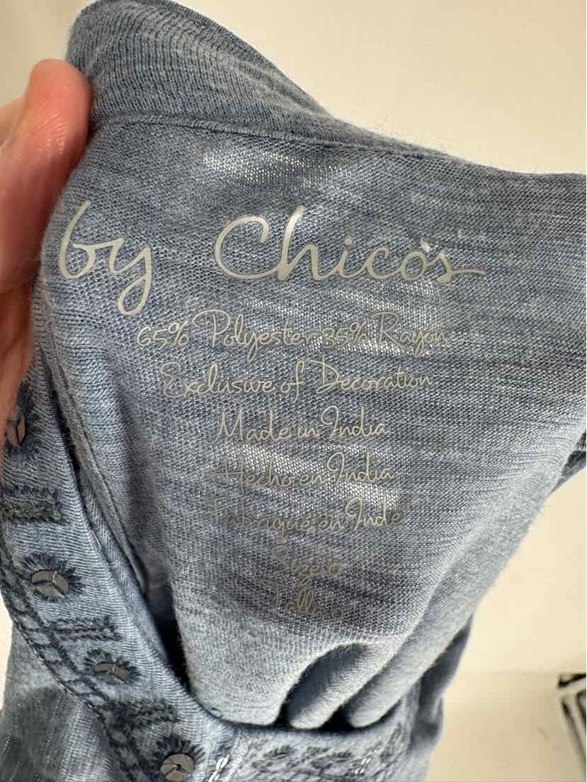 Size S Chico's Blue Shirt