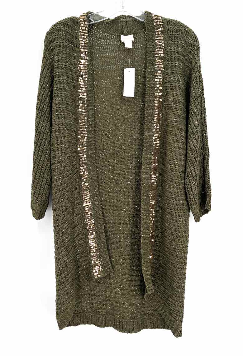 Size S Chico's Green Cardigan